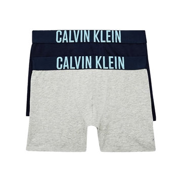 Calvin Klein Boys 2PK Boxers 700320 Greyheather/Navy Iris
